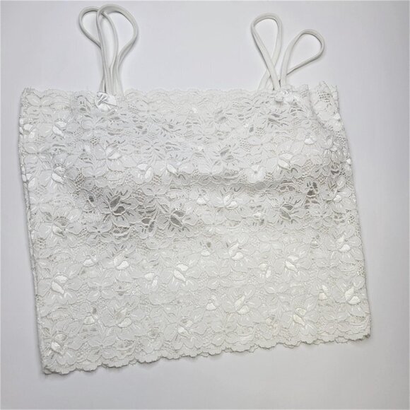 Lace Cami Crop Top Lace Bralette Stretchy Lace Camisole Lace Crop Tank Top - NEW - Picture 11 of 11